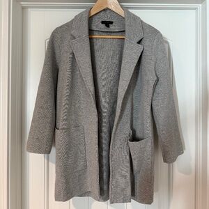 J.Crew Sweater Blazer – Size XS (Heather Gray)